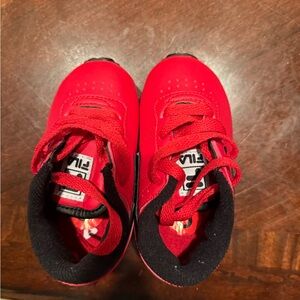 Fila Kids Red Sneakers